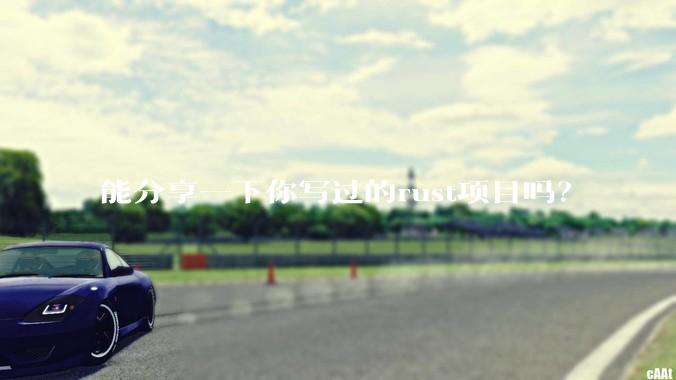 能分享一下你写过的rust项目吗？