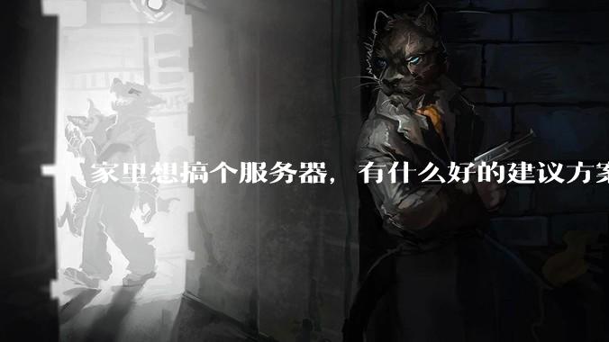 家里想搞个服务器，有什么好的建议方案吗？