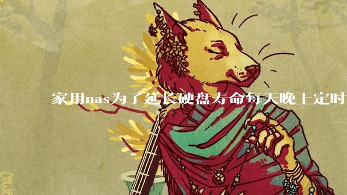 家用nas为了延长硬盘寿命每天晚上定时关机可以么？